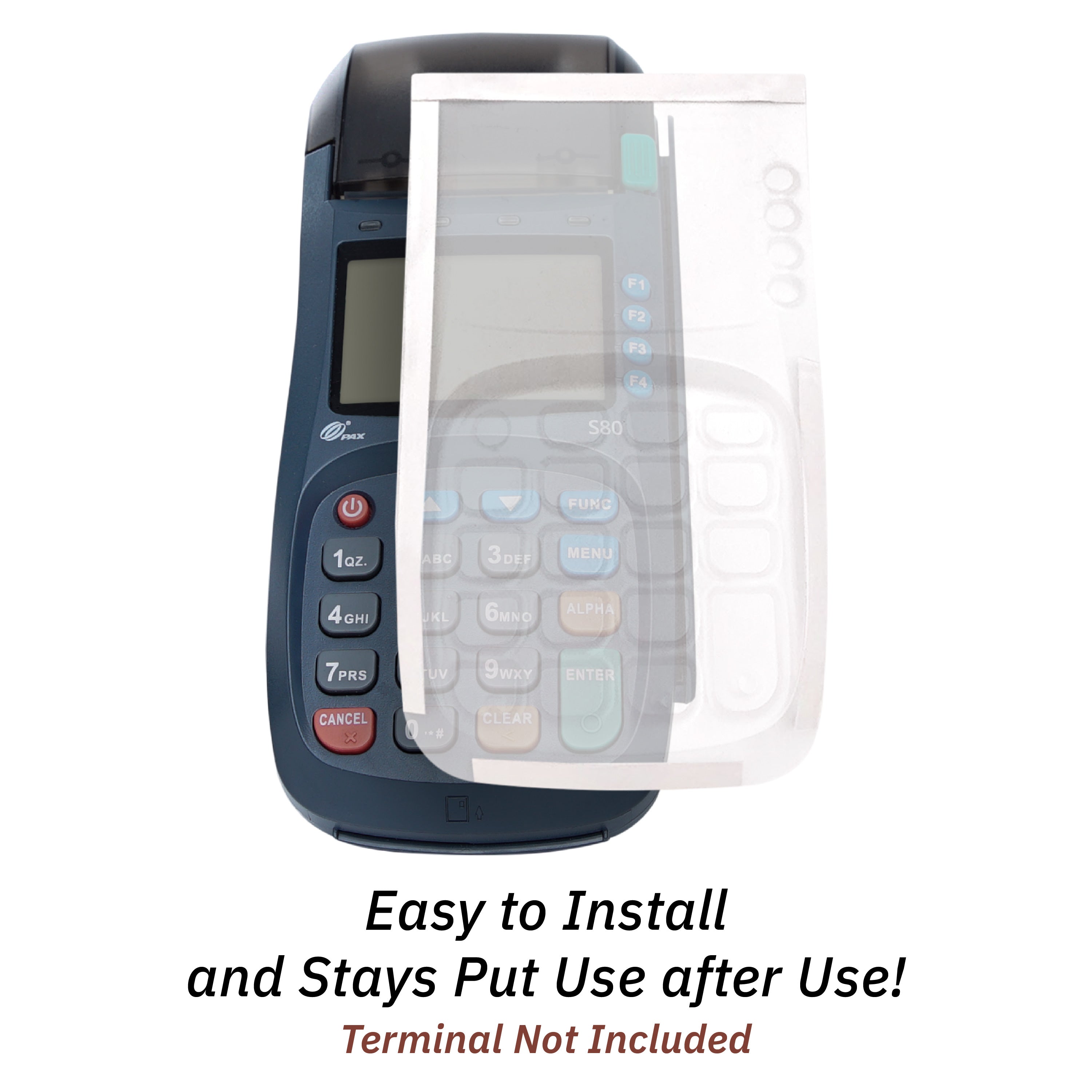 PAX S80 Terminal Full Device Protective Cover - DCCSUPPLY.COM