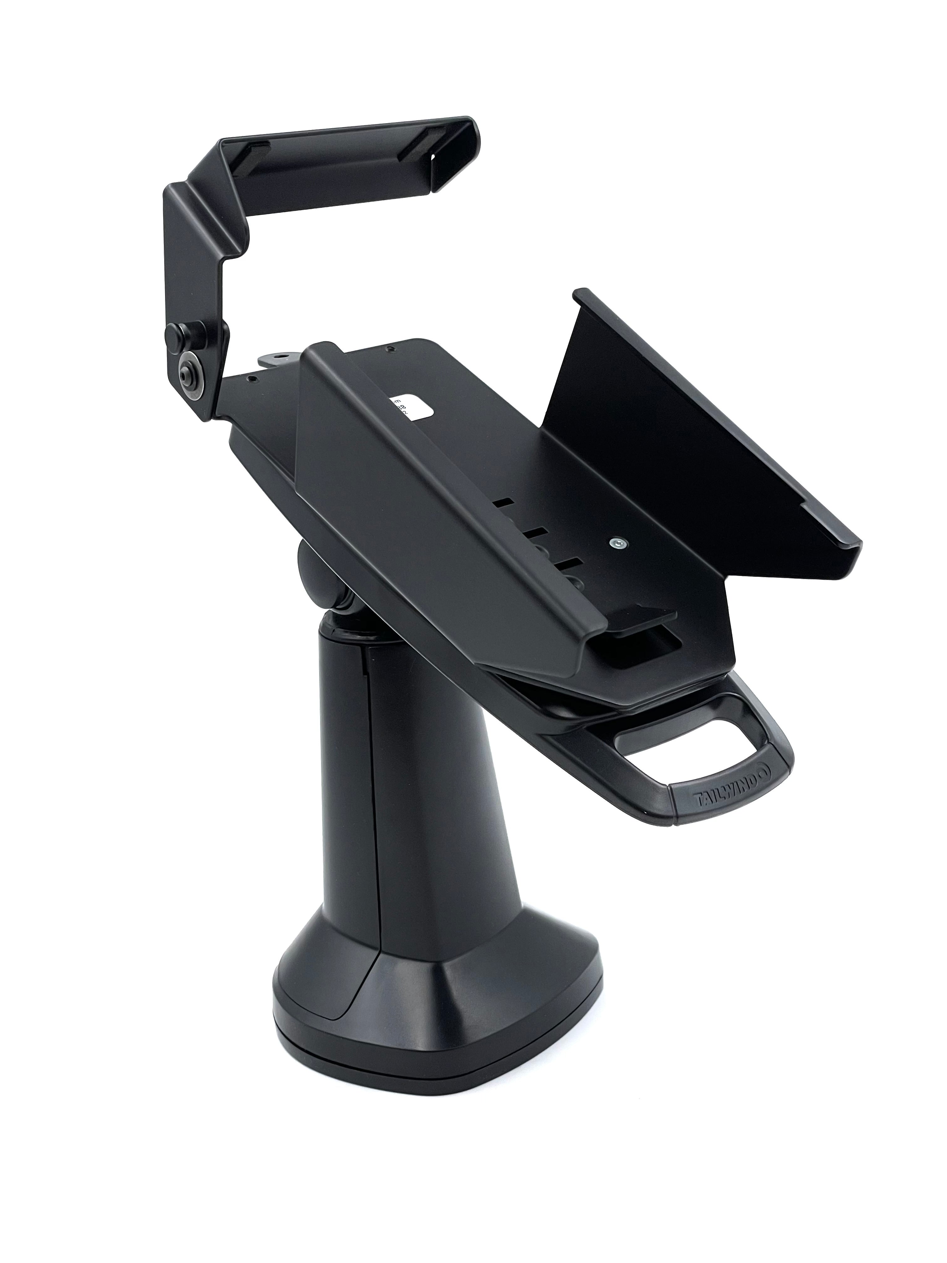 Verifone T650P 7" Pole Mount Terminal Stand with Metal Plate