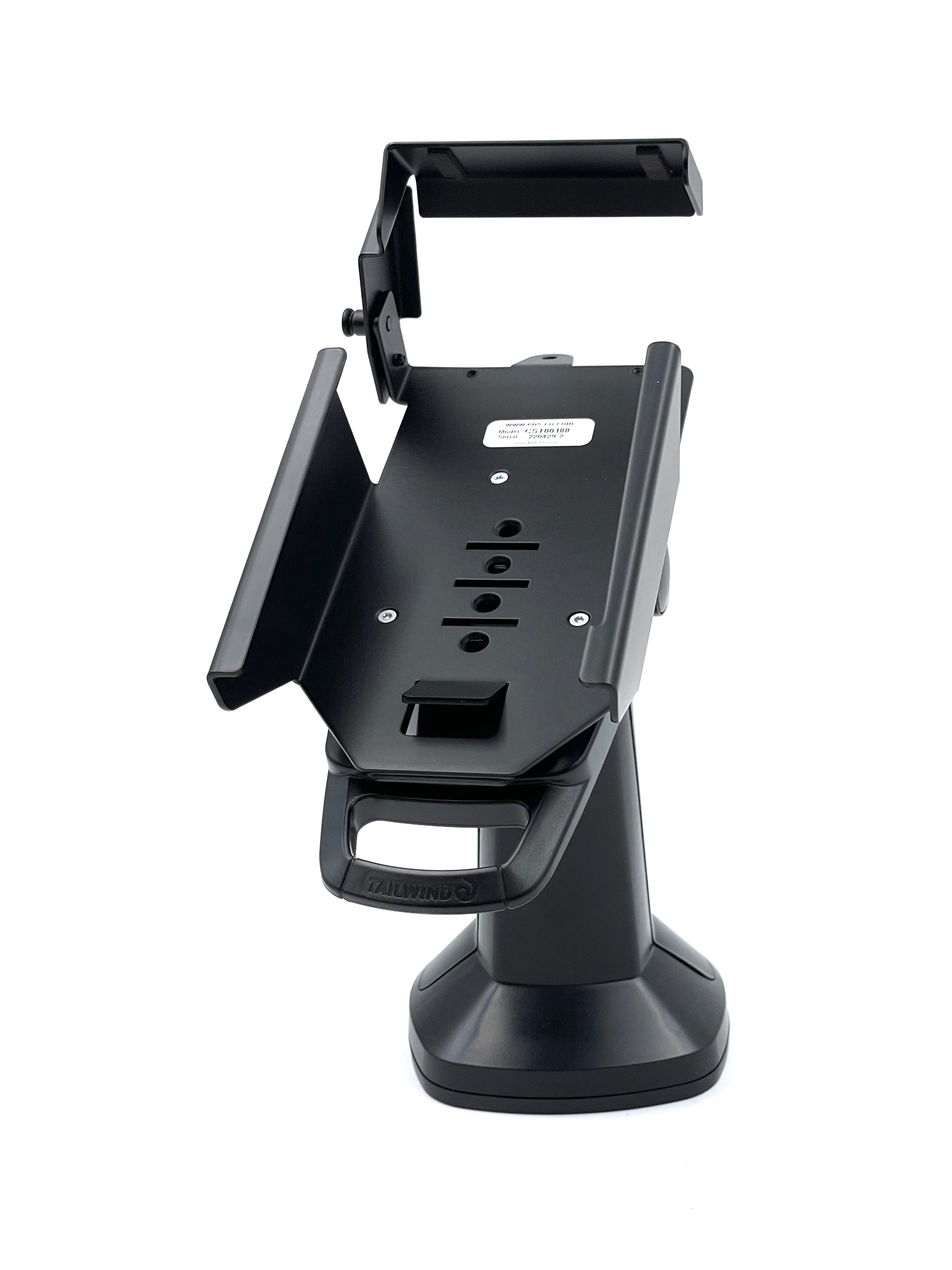 Verifone T650P 7" Pole Mount Terminal Stand with Metal Plate