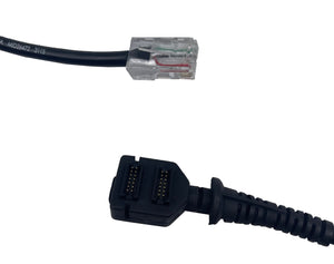 Verifone Vx805/Vx820 PIN Pad CoiledCable, Connects to Verifone Vx520 Terminal (CBL-282-036-02-A)