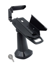 Load image into Gallery viewer, Verifone T650P Key Locking 7&quot; Pole Mount Terminal Stand w/ Metal Plate
