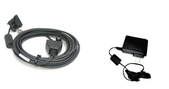Ingenico 2M Ethernet Cable, IPP3XX and Lane/3000 Compatible (296114829AC) and Power Supply for iPP3XXX, 120V, AC/8V DC