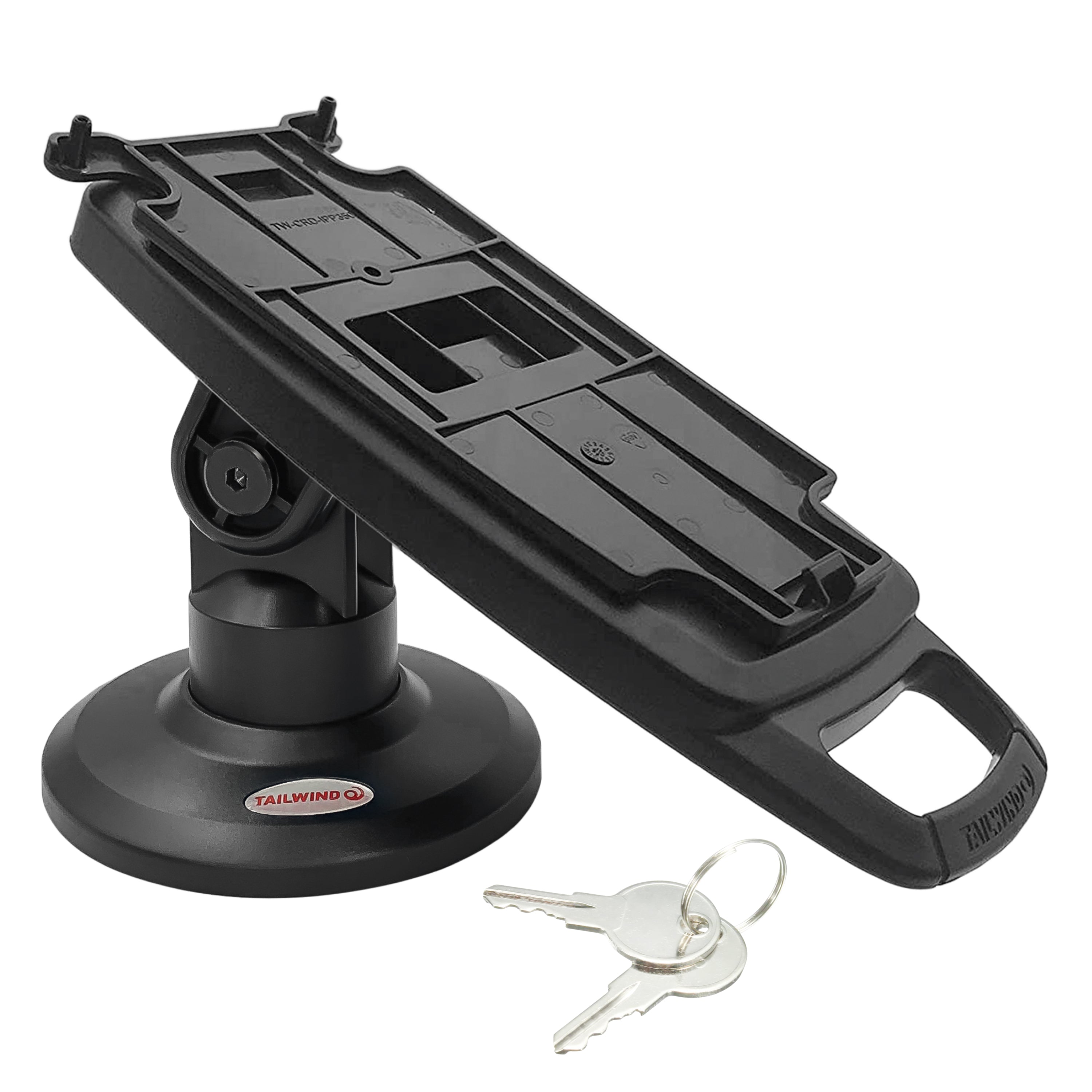 Ingenico iPP 320/iPP 350 3" Key Locking Compact Pole Mount Stand