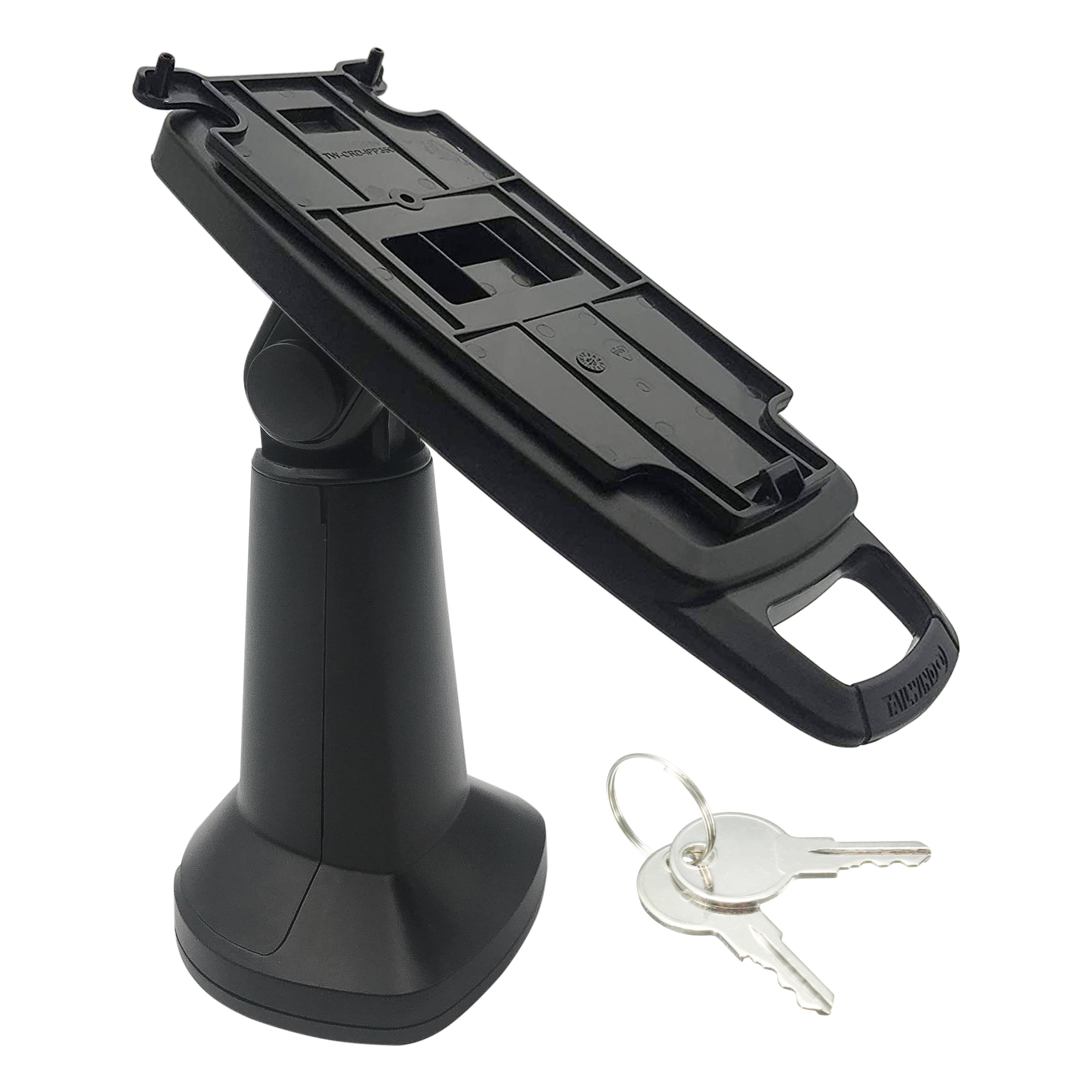 Ingenico iPP 320/iPP 350 7" Key Locking Pole Mount Stand
