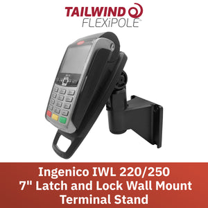 Ingenico iWL 220/iWL 250 Key Locking Wall Mount Terminal Stand