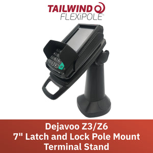 Dejavoo Z3/Z6  7" Key Locking Pole Mount Stand - Fits Dejavoo Z6 HW # v1.3