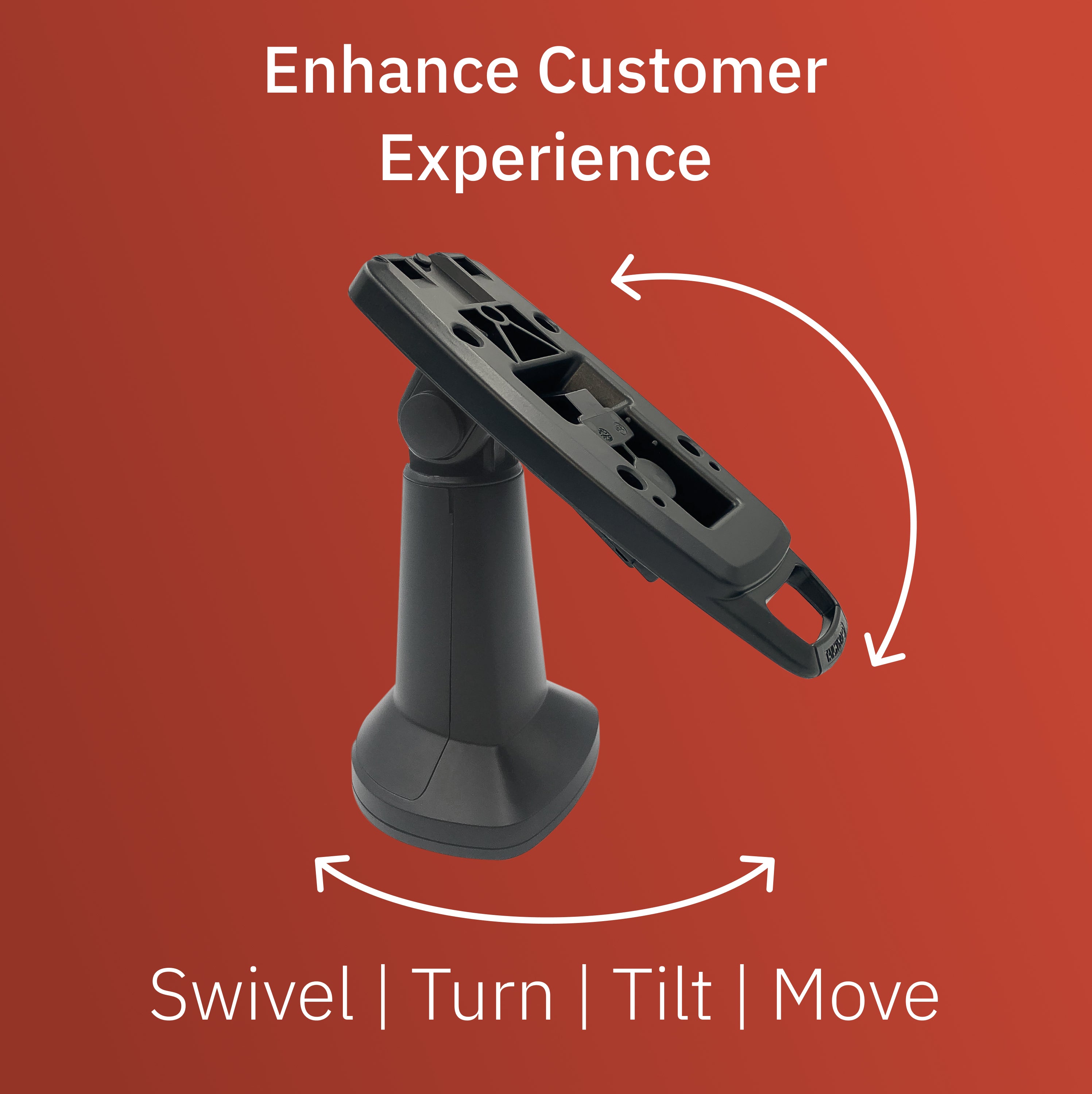 PAX S80 7" Key Locking Pole Mount Stand