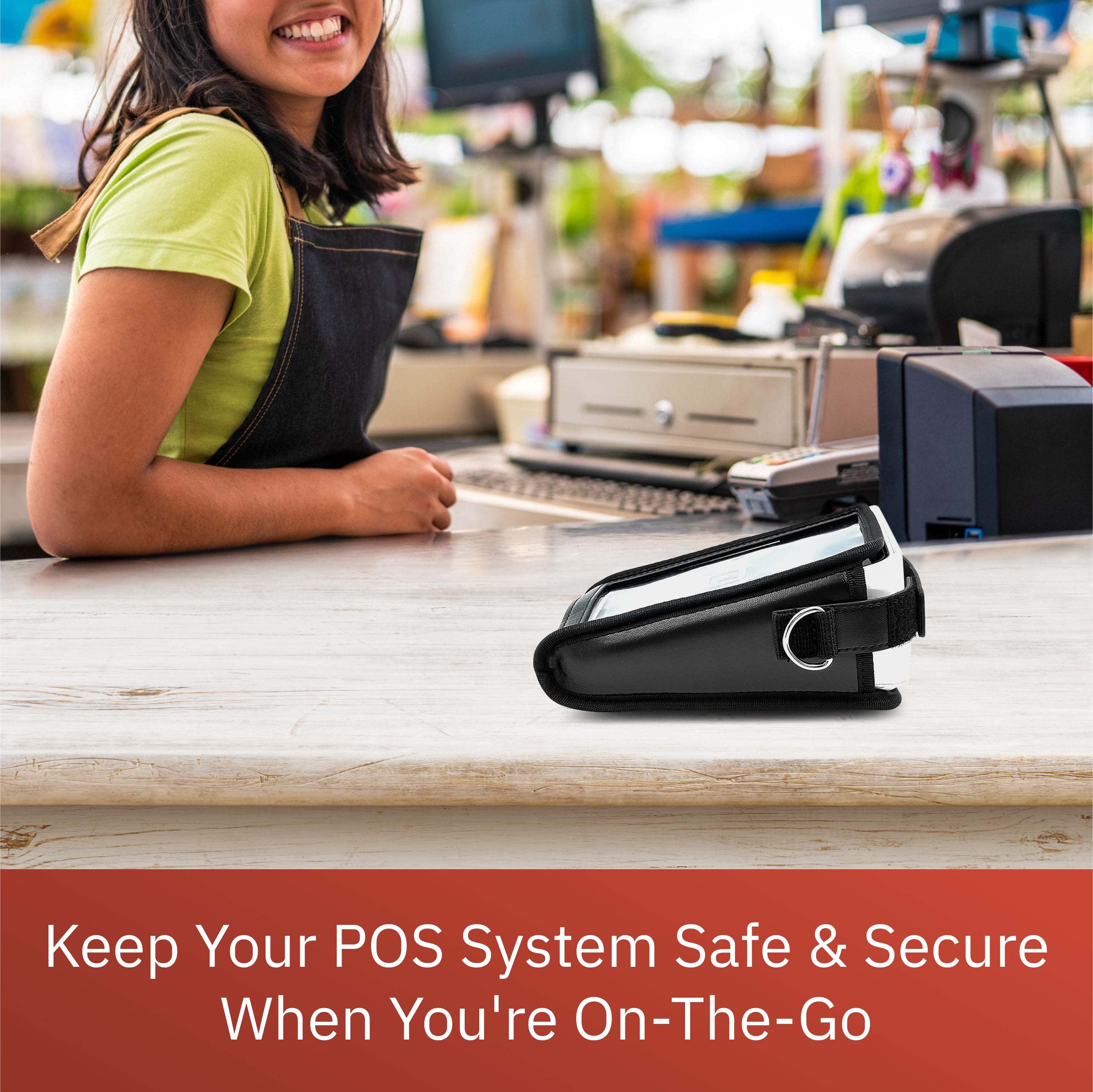 Square Carrying Case with Hand Strap and Shoulder Strap