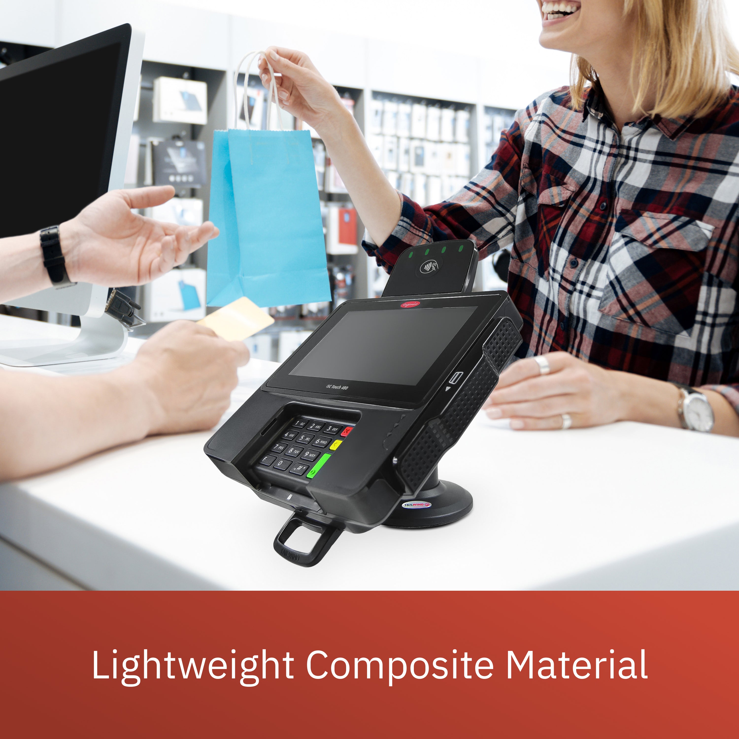 Ingenico ISC 480 3" Compact Pole Mount Stand