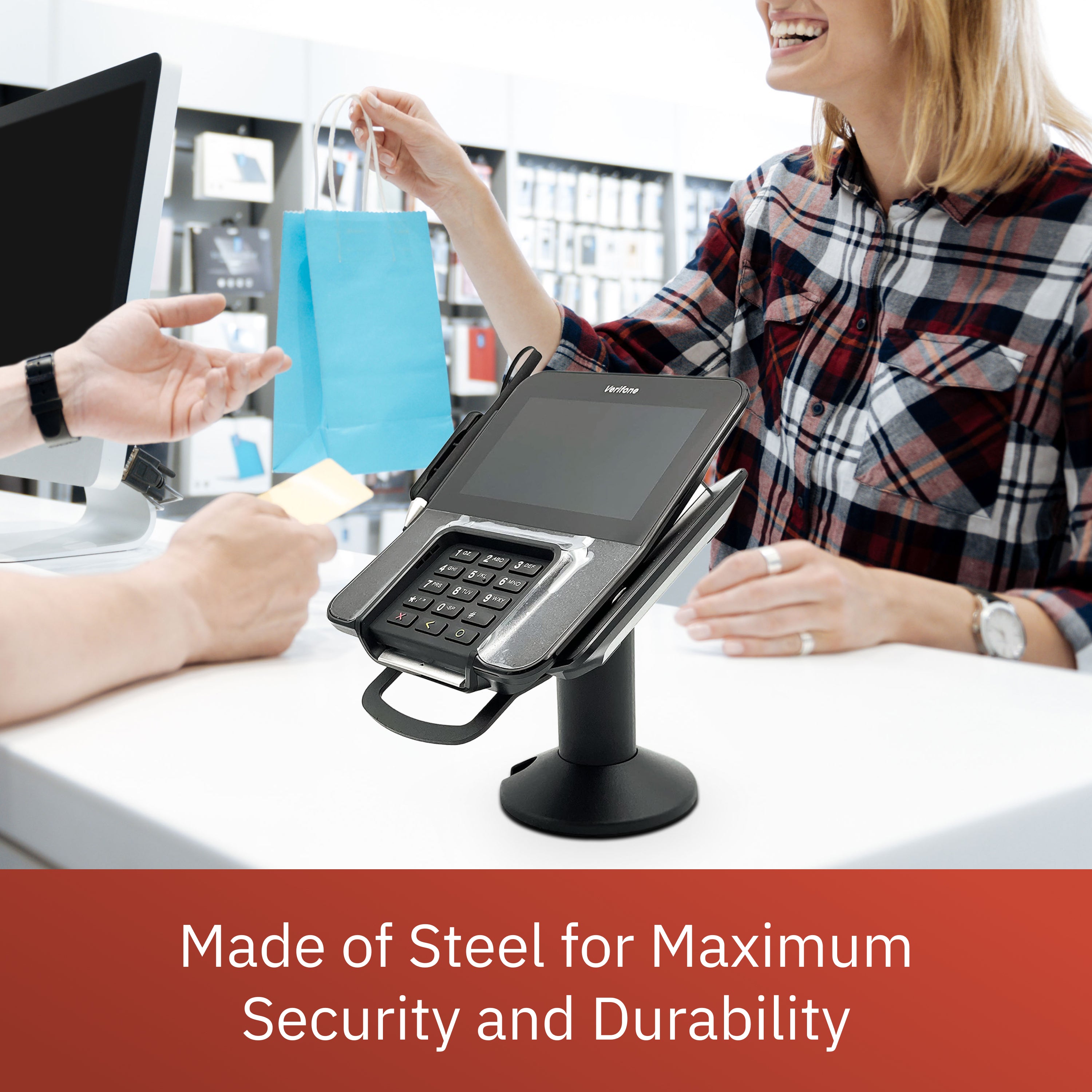 Verifone M400 / Verifone M440 Low Swivel and Tilt Stand