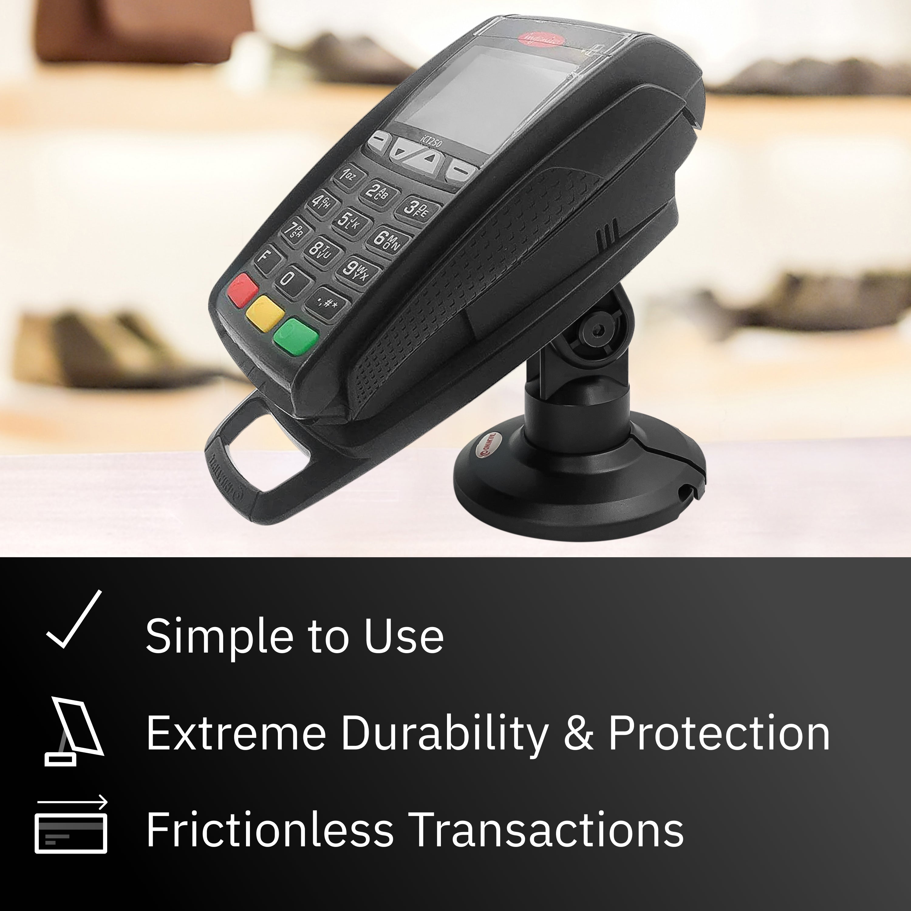 Ingenico ICT 220/ICT 250 3" Compact Pole Mount Stand