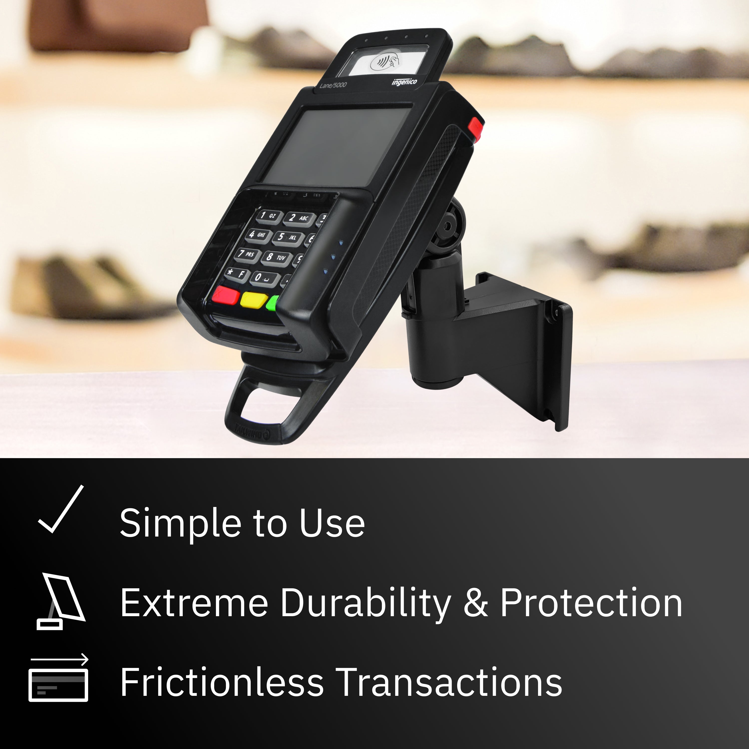 Ingenico Lane 5000 Wall Mount Terminal Stand