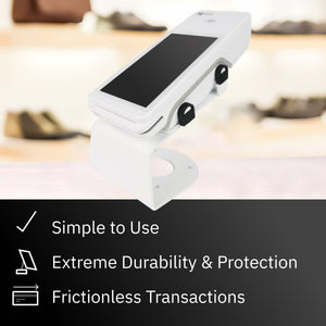 Clover Flex Fixed Stand with Charging Base (White) for C401U POS