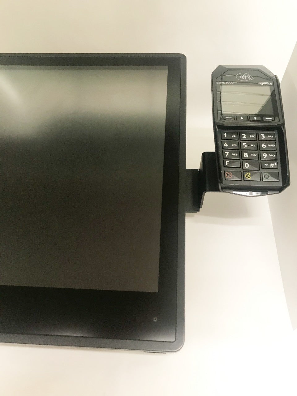 Ingenico Lane/3000/3600/7000/8000 VESA Lift Mounting Bracket for 15" and 17" Monitor