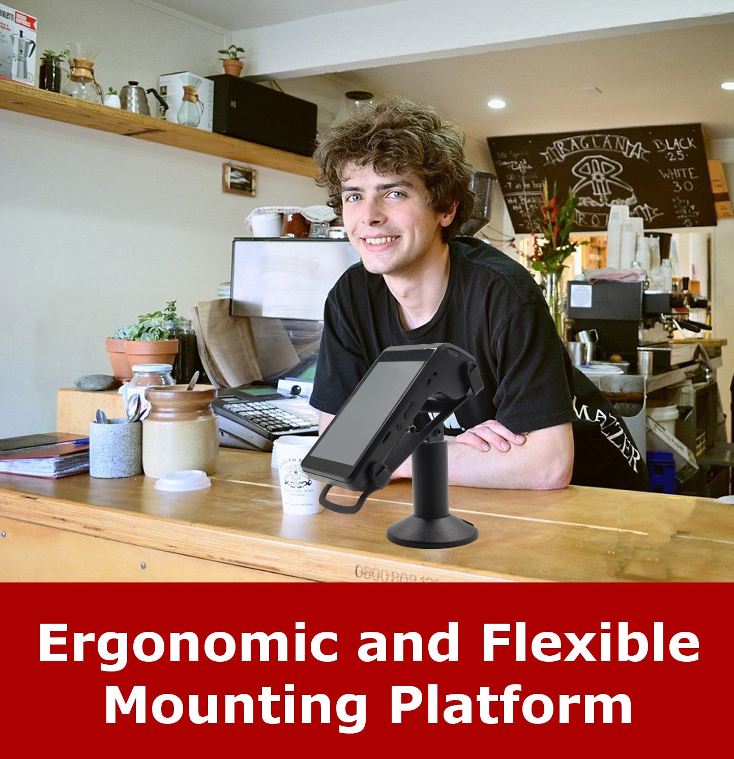 NEXGO N5 Low Swivel and Tilt Terminal Stand