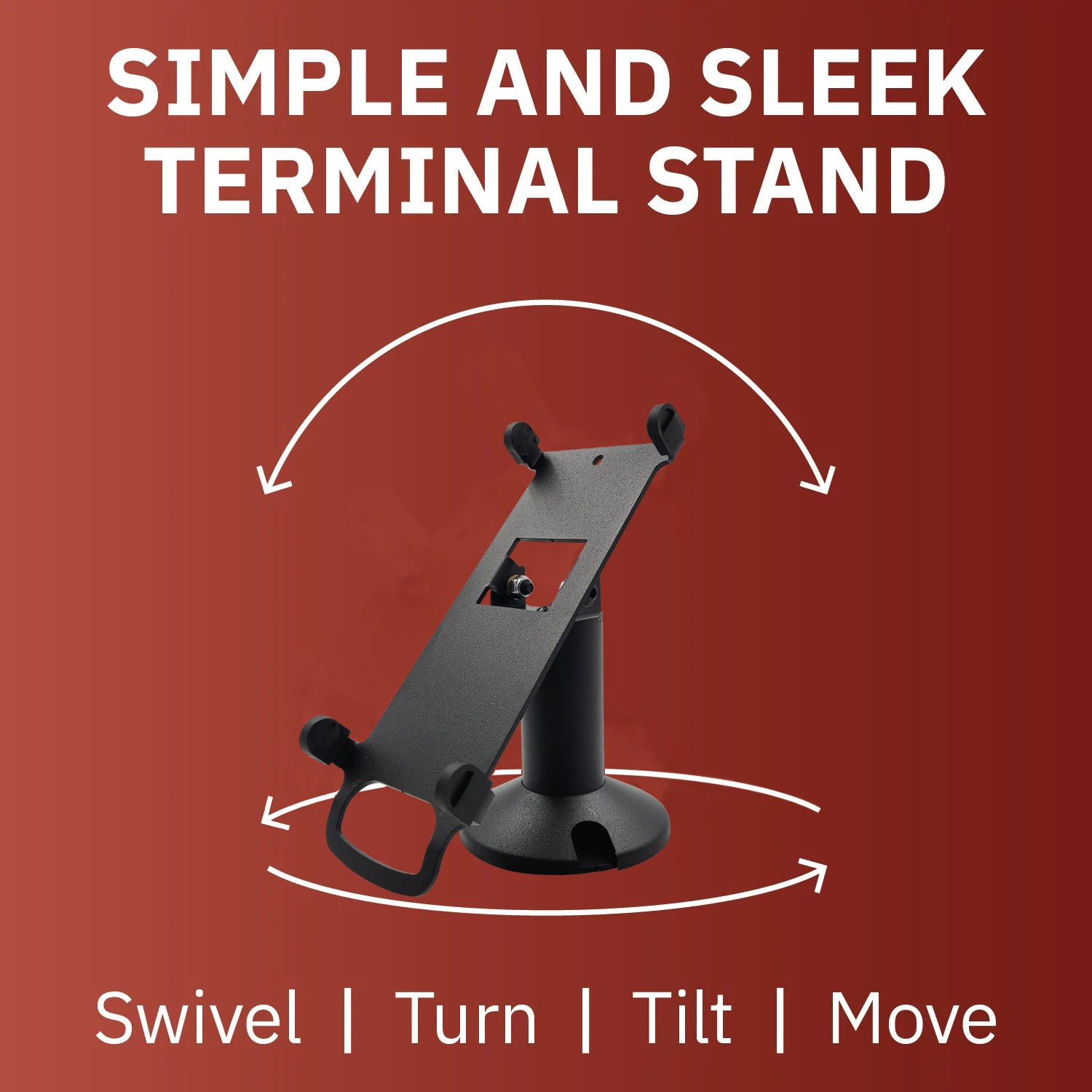 Dejavoo P3 Low Swivel and Tilt Terminal Stand