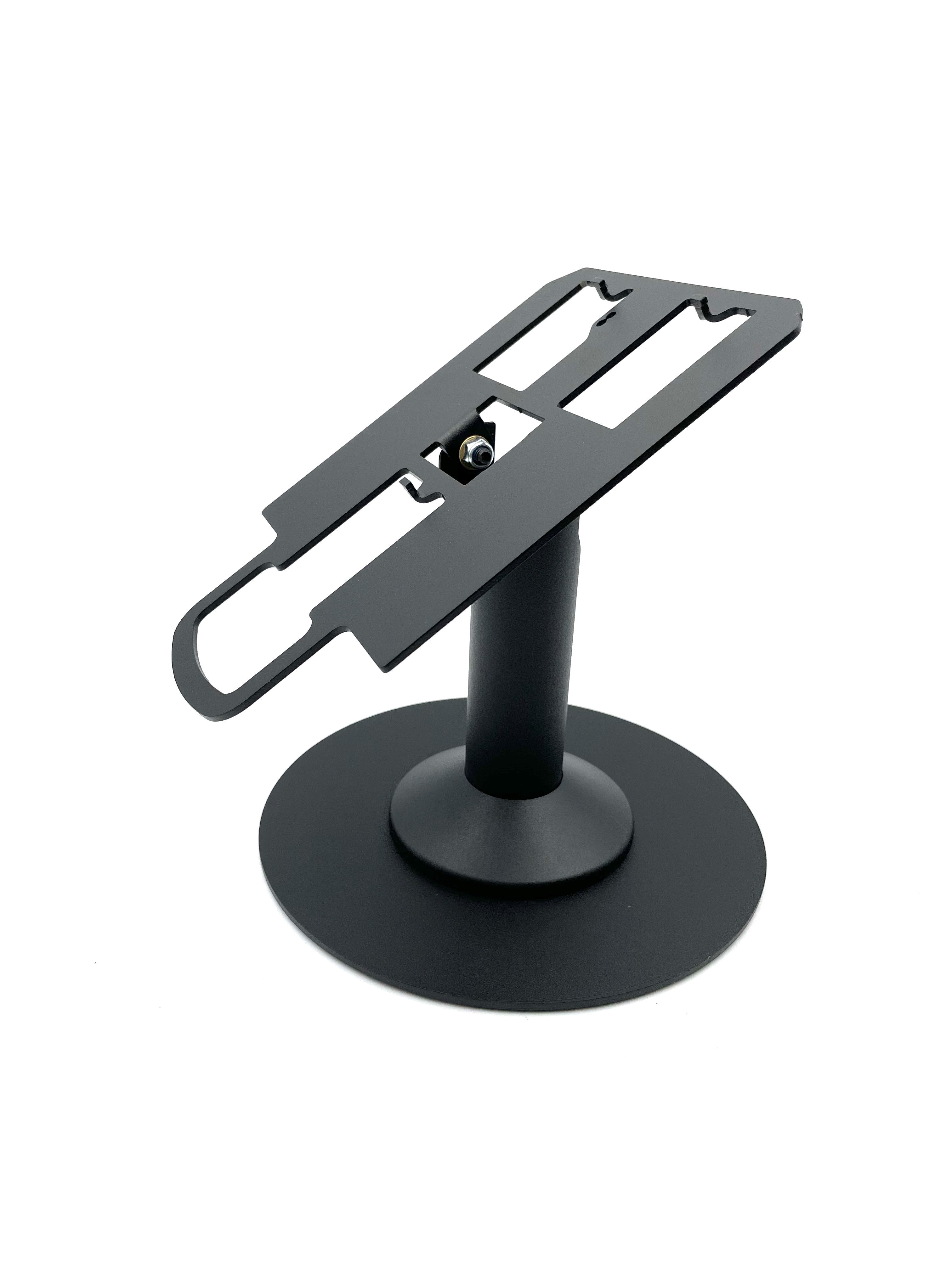 Verifone Mx915 / Mx925 Freestanding Swivel and Tilt Metal Stand with Round Plate - DCCSUPPLY.COM