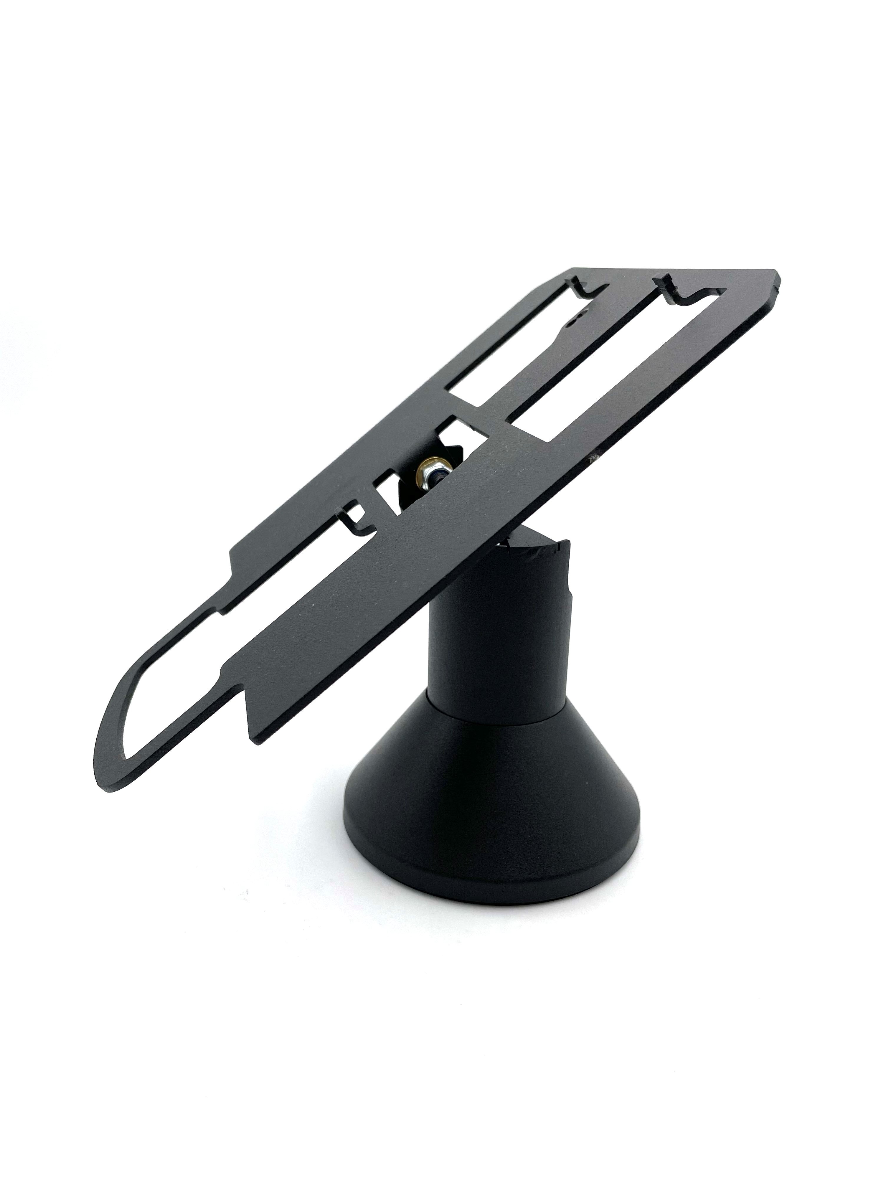 Verifone Mx915 / Mx925 Low Profile Swivel and Tilt Freestanding Metal Stand with Square Plate - DCCSUPPLY.COM