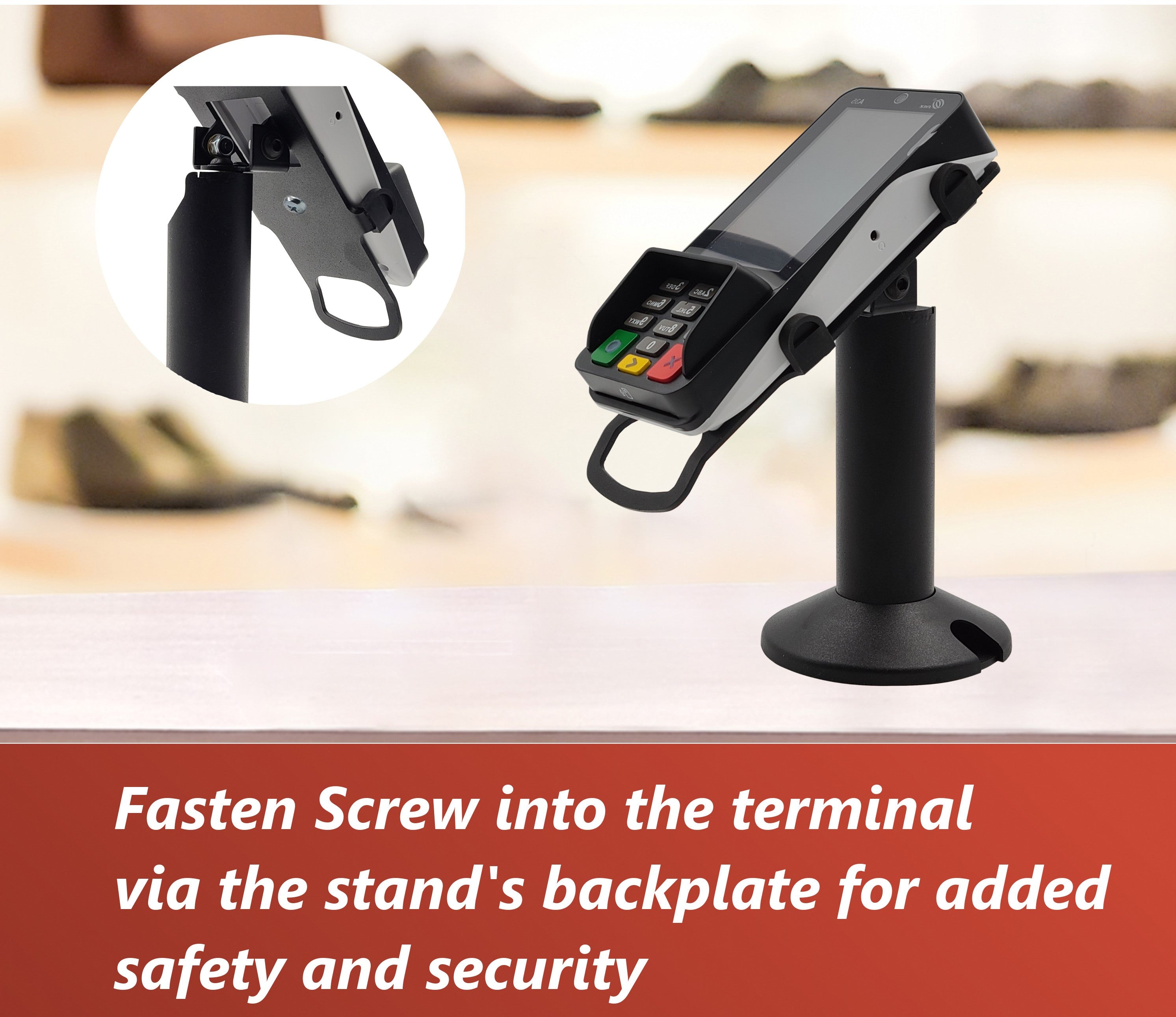 PAX A35 PIN Pad Swivel and Tilt Stand