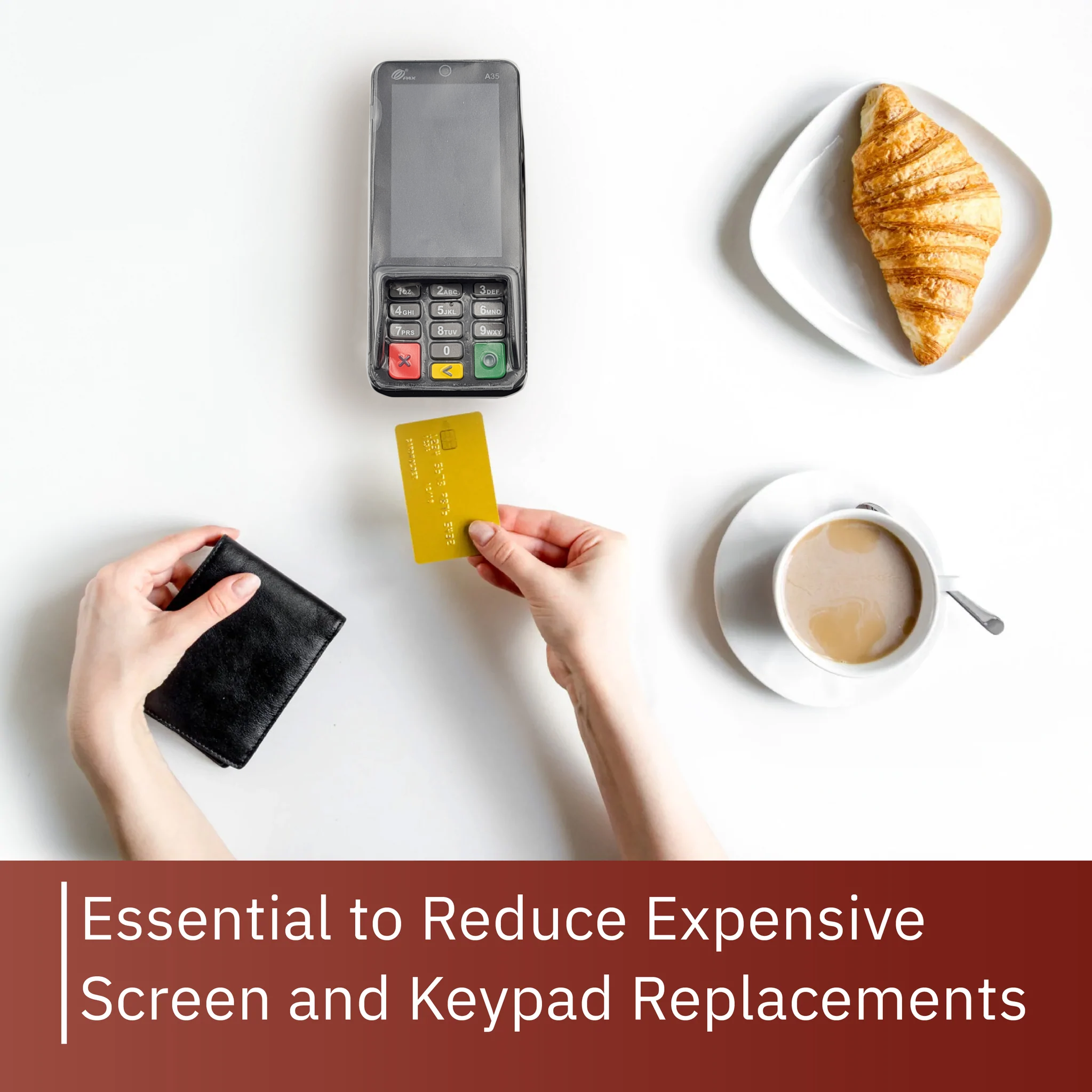 PAX A35 Terminal Full Device Protective Cover - 2 Pack