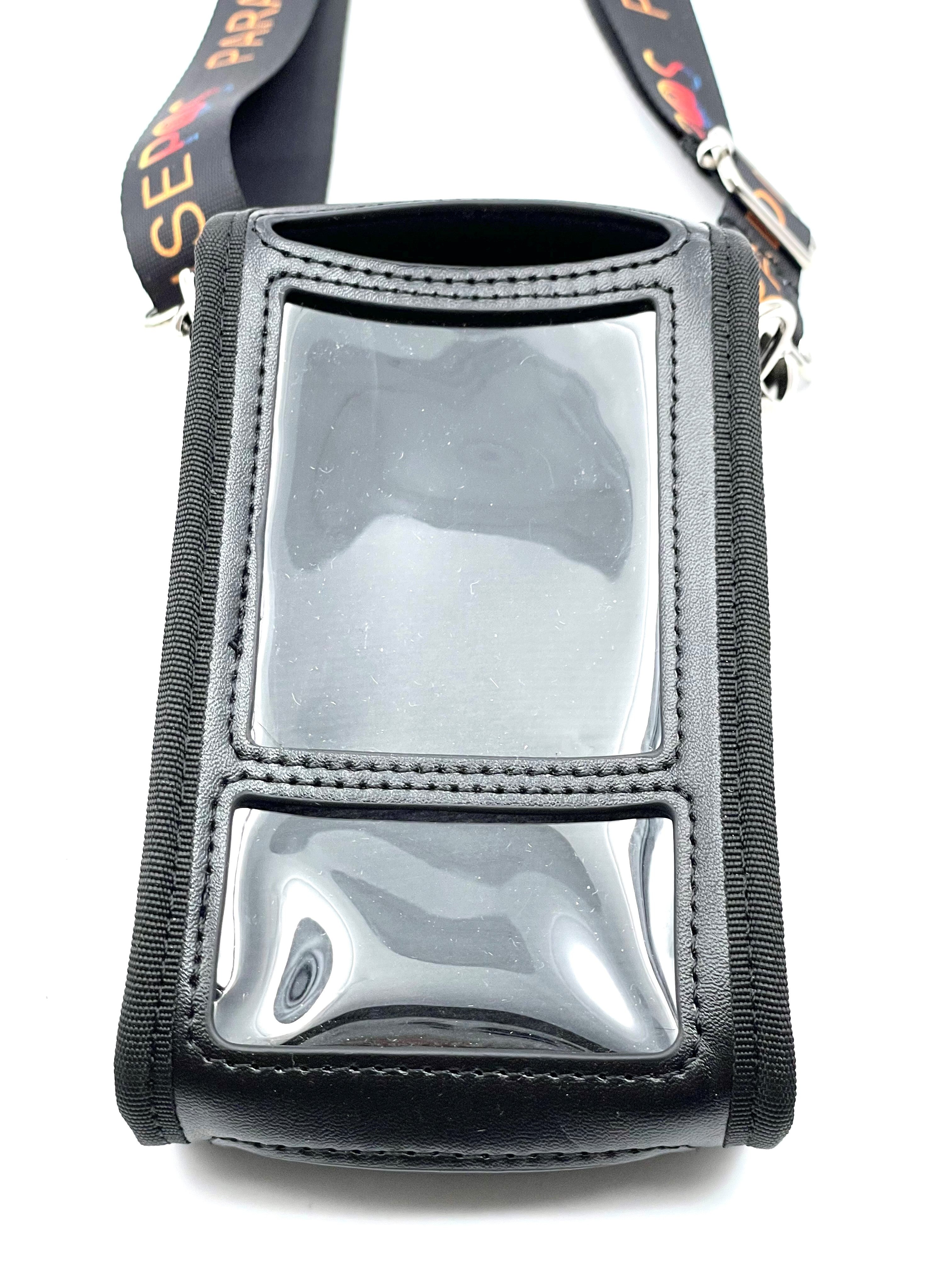 (300x Order Minimum) Personalized Carrying Case Strap – Adjustable Strap for Discount Credit Card Supply Protective Cases Customized with Company Name – Black