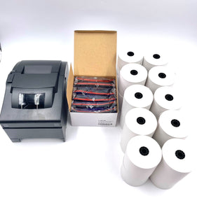 New Star SP742ME Ethernet Kitchen Printer for Clover (39336532), 6x Star RC700BR0 Ink and 20x 3" x 165' Paper Rolls Bundle