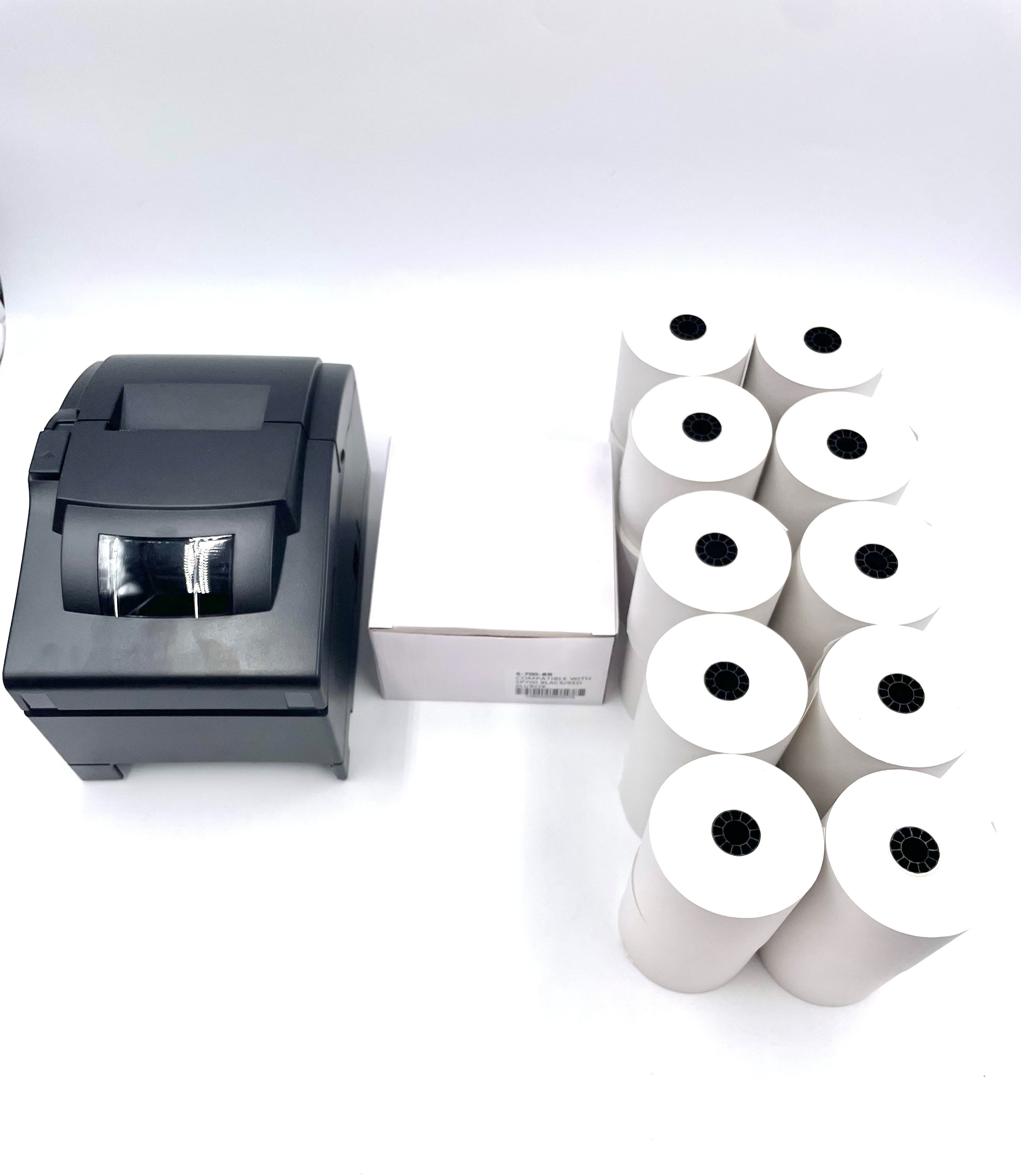New Star SP742ME Ethernet Kitchen Printer for Clover (39336532), 6x Star RC700BR0 Ink and 20x 3" x 165' Paper Rolls Bundle
