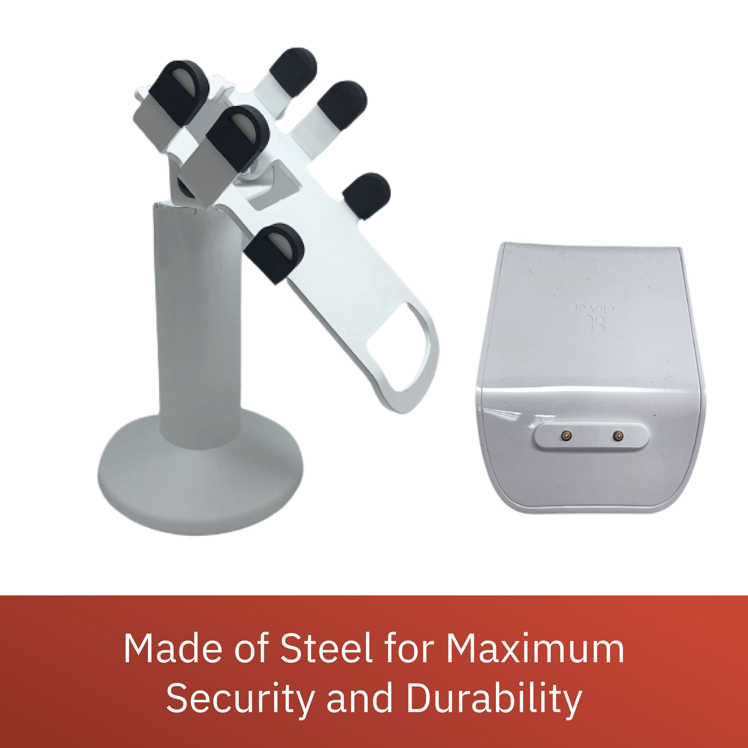 Clover Flex Screw Mounted Swivel and Tilt Metal Stand with Charging Base - DCCSUPPLY.COM