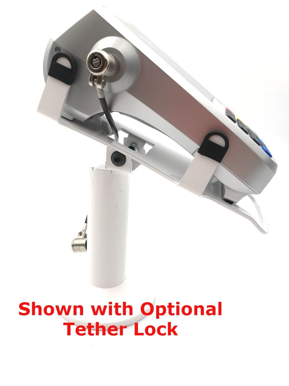 PAX A80 White Swivel and Tilt Stand - DCCSUPPLY.COM