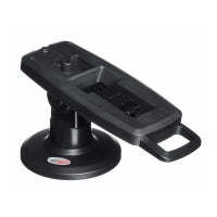 Load image into Gallery viewer, VESA Bracket with 3&quot; Key Locking Compact Pole Mount Terminal Stand - DCCSUPPLY.COM
