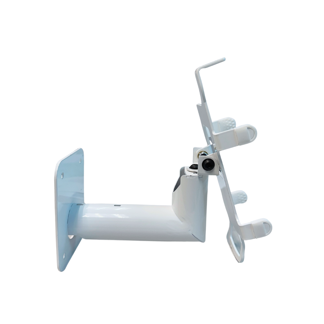 Swivel & Tilt L-Bracket Wall Mount (White)