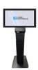 Logic Controls Self-Service Floor Kiosk Stand with Printer Storage