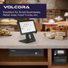Volcora 16" x 5" x 2" Heavy Duty Steel Under Counter Mounting Bracket - Black