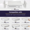 Volcora 16" x 5" x 2" Heavy Duty Steel Under Counter Mounting Bracket - White