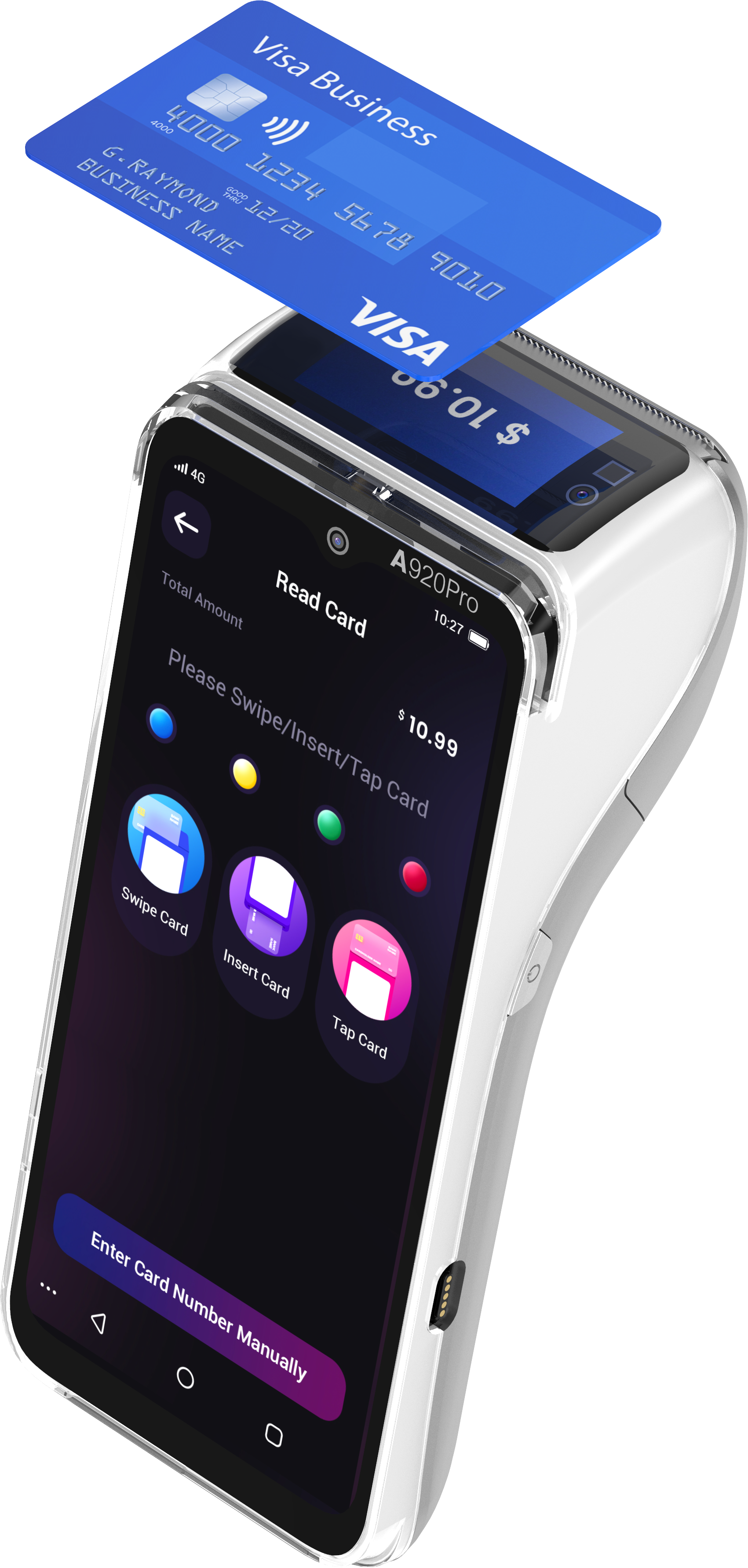 PAX A920 Pro Duo Payment Terminal (A920Pro-6AW-RG7-00EA) - New