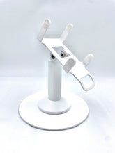Load image into Gallery viewer, Clover Flex 3 Freestanding Swivel and Tilt Stand with Round Plate (White)
