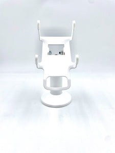Clover Flex 3 Freestanding Swivel and Tilt Stand with Round Plate (White)