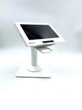 Load image into Gallery viewer, Clover Mini Freestanding Swivel and Tilt Stand and Screen Protector (White)
