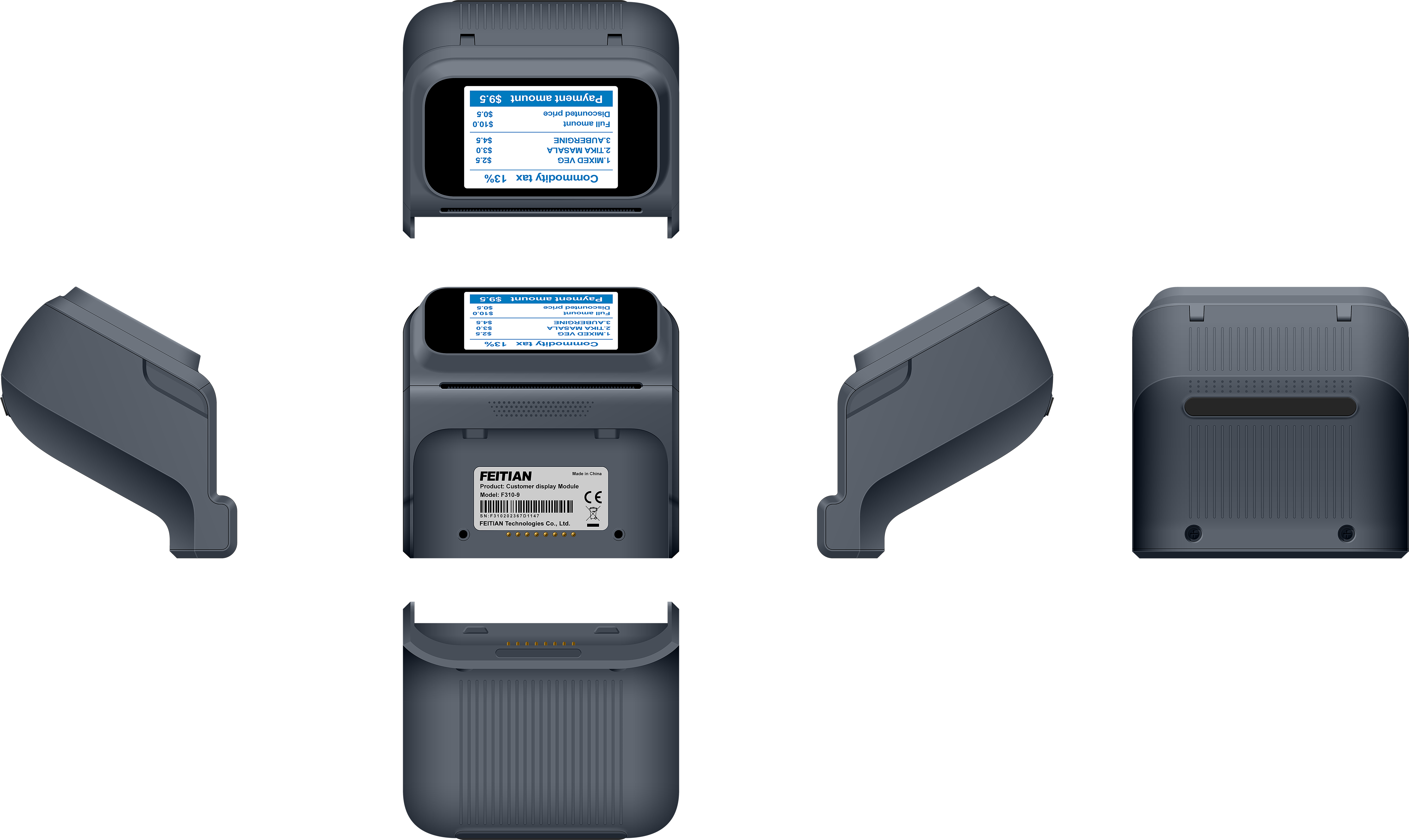 FEITIAN F310 Printer and Customer Display Module