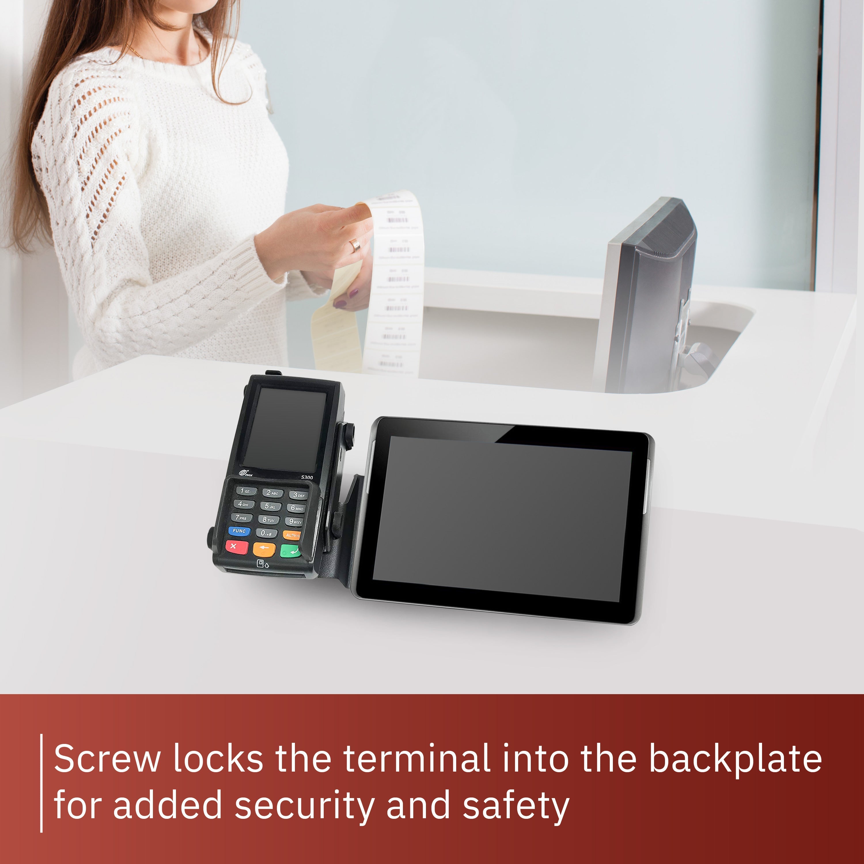 PAX S300 VESA Mounting Bracket - DCCSUPPLY.COM