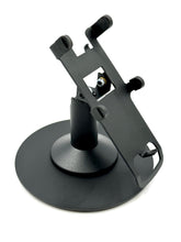 Load image into Gallery viewer, Verifone V200 / Verifone V400 Low Freestanding Swivel and Tilt Stand with Round Plate
