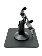 Load image into Gallery viewer, Verifone V400M Low Freestanding Swivel and Tilt Metal Stand with Square Plate
