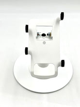 Load image into Gallery viewer, Square POS Freestanding Swivel and Tilt Stand with Round Plate (White)
