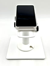 Load image into Gallery viewer, Square POS Freestanding Swivel and Tilt Stand with Square Plate (White)

