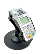 Load image into Gallery viewer, Verifone Vx520 Low Swivel and Tilt Freestanding Stand with Round Plate
