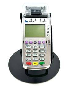Verifone Vx520 Low Swivel and Tilt Freestanding Stand with Round Plate