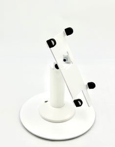 PAX A60 Freestanding Swivel and Tilt Stand with Round Plate (White)