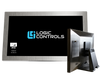 Logic Controls KP40 Kitchen Premium Series 22" Stainless Steel PCAP Touchscreen Monitor
