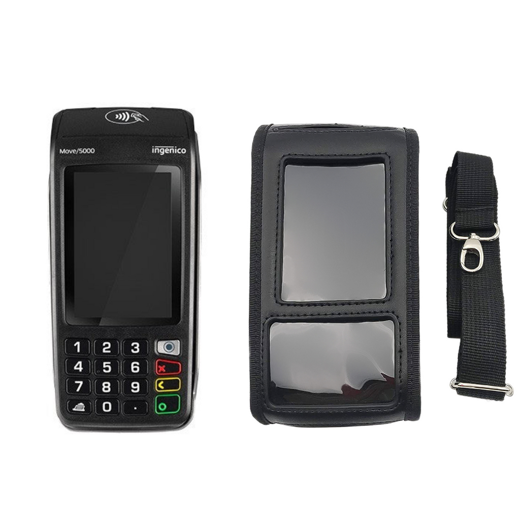 Ingenico Move 5000, 4G, Bluetooth, Wi-Fi Terminal With Protective Carrying Case - New