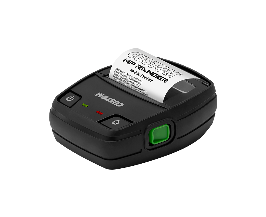 Custom America MP Ranger, 3" Rugged Mobile Printer Includes Belt Clip - New